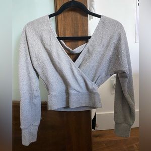 open back sweater